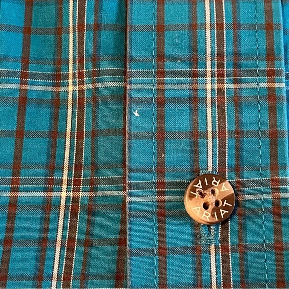 ARIAT / Pro Series Long Sleeve Button Down Size XL - Picture 12 of 13